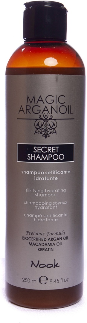 Nook Secret Shampoo разглаживающий и увлажняющий магия арганы 250 мл
