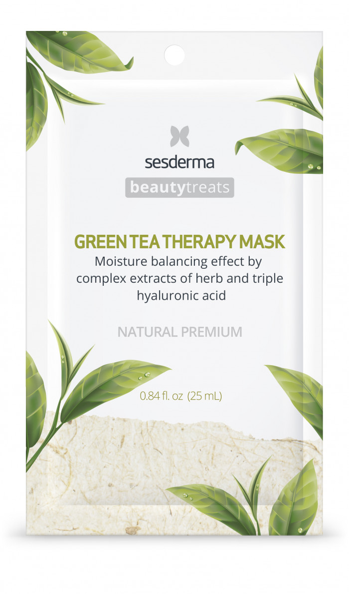 Маска для лица Sesderma маска увлажняющая для лица Green tea therapy mask 25 мл